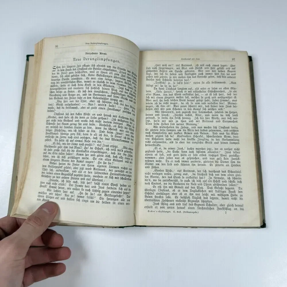 Tales from Old World by K F Becker 1881 Antique Book Germ lng